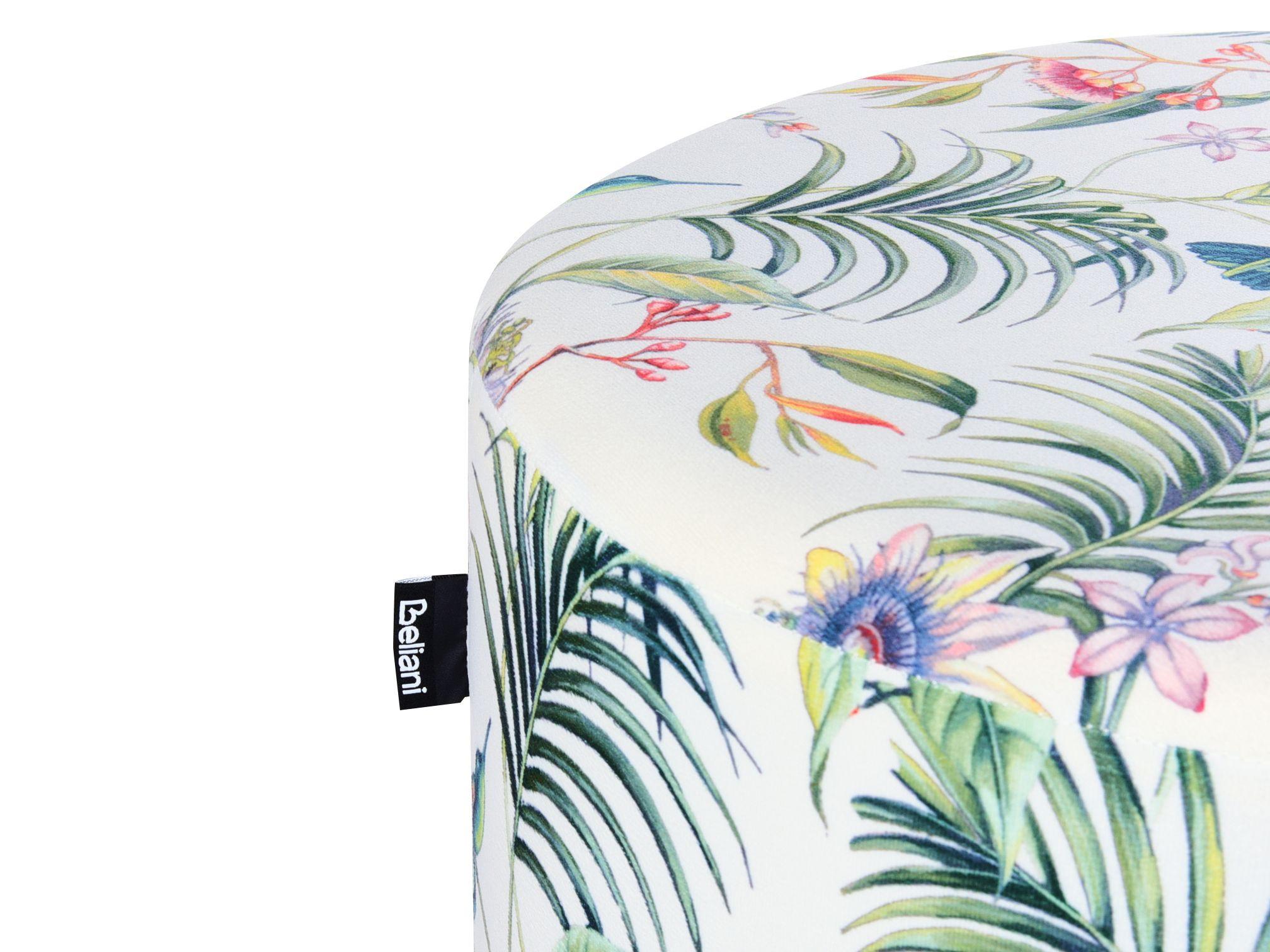 Beliani Pouf aus Samtstoff Modern LOVETT  