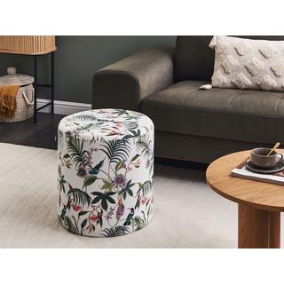 Beliani Pouf aus Samtstoff Modern LOVETT  