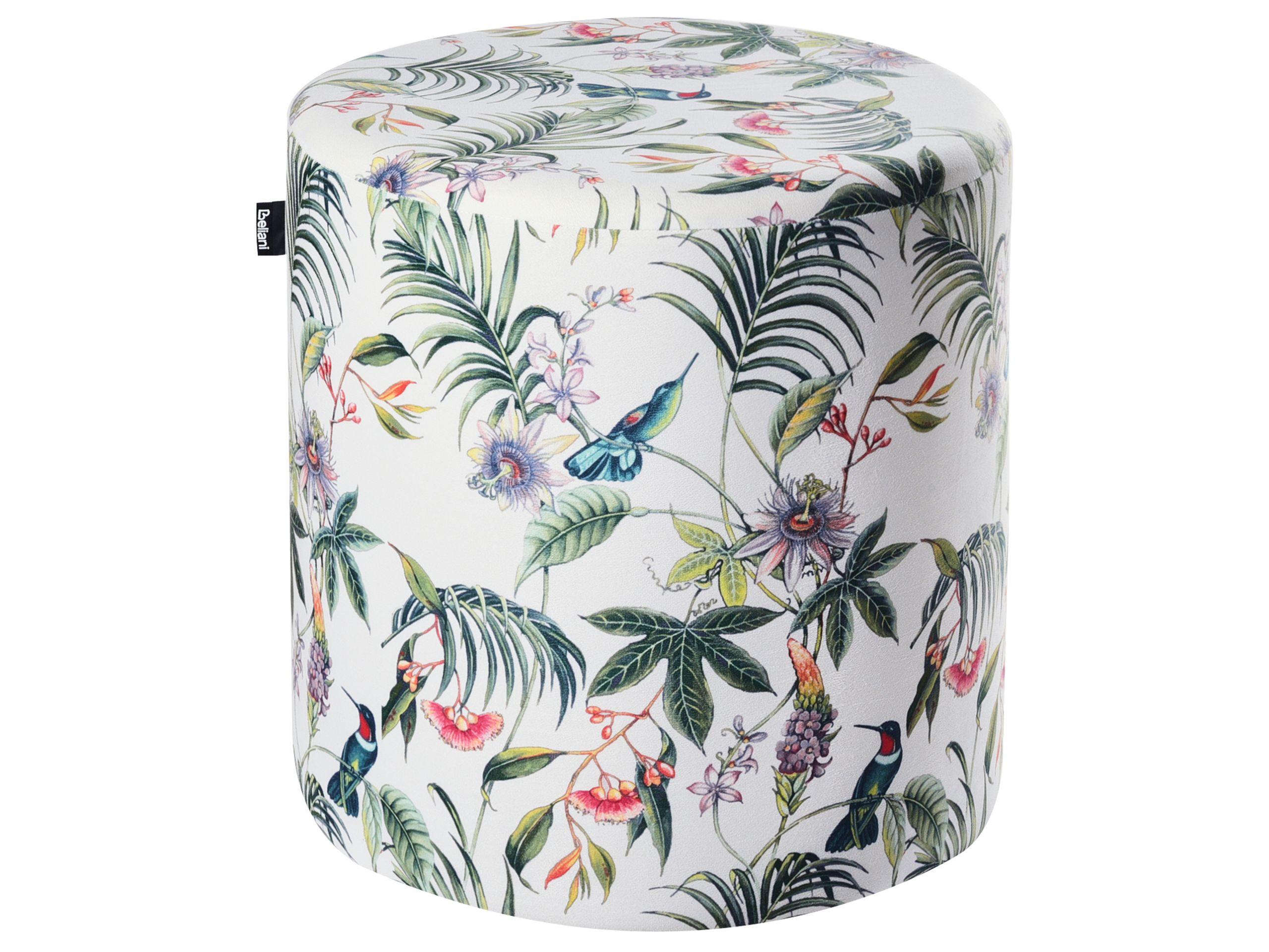 Beliani Pouf aus Samtstoff Modern LOVETT  