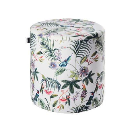 Beliani Pouf aus Samtstoff Modern LOVETT  