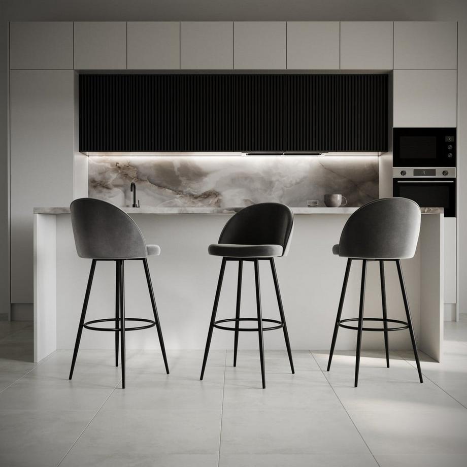 Calicosy Lot de 2 chaises HOUNDI  