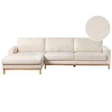 Rechtsseitiges Ecksofa aus Bouclé Modern SIGGARD