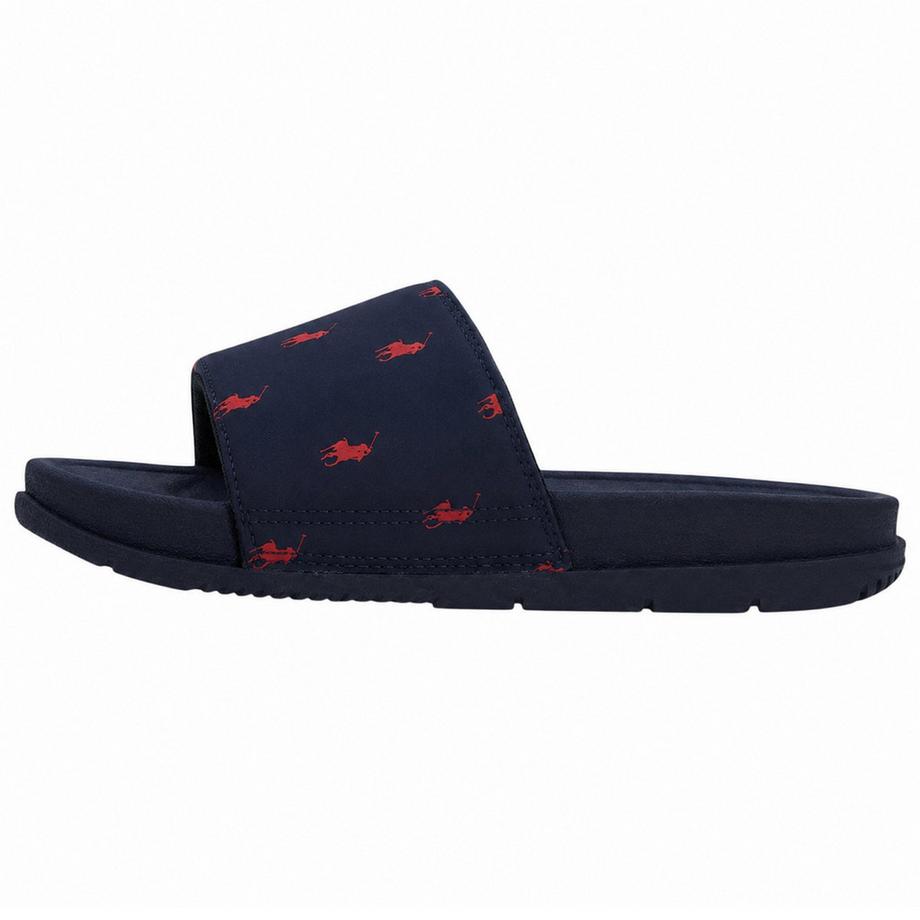 Ralph Lauren Sandalo Slide con Stampa Polo  