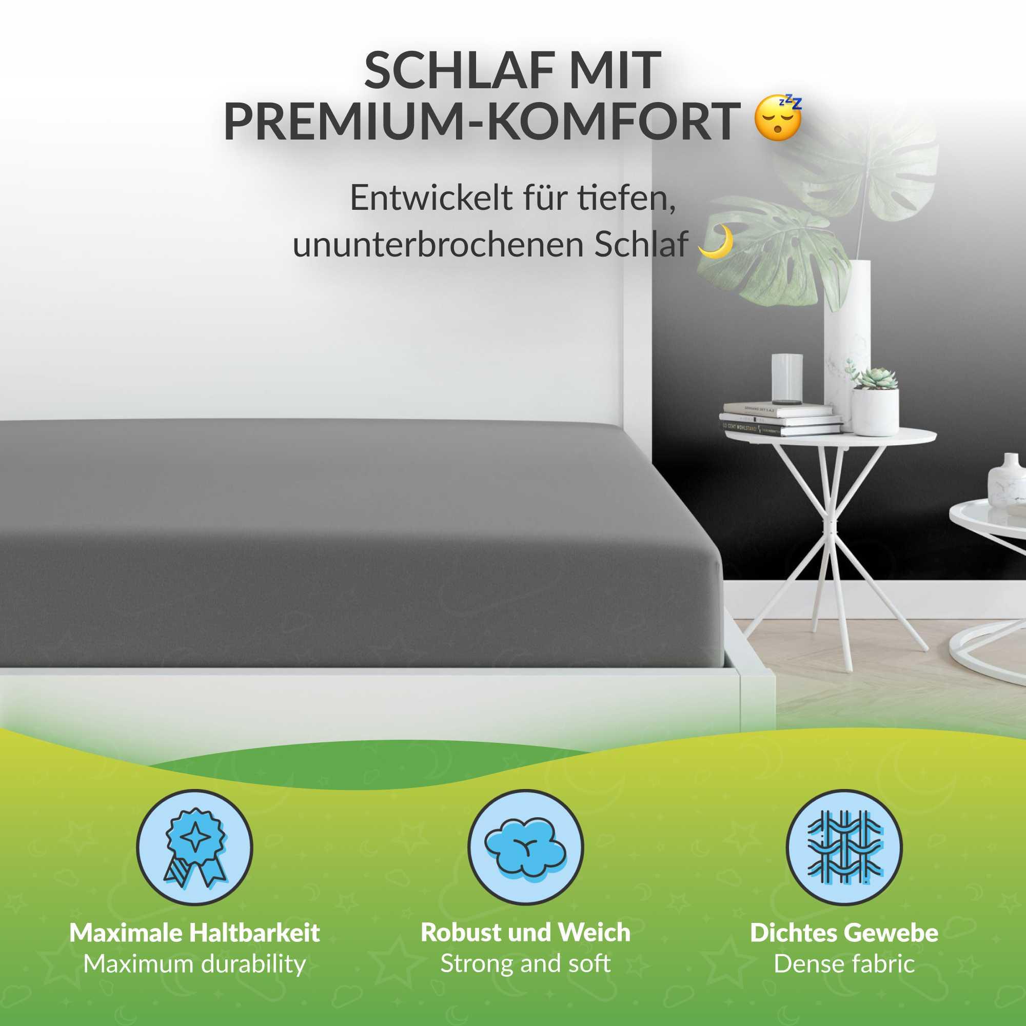 etérea Himmlische Qualität Drap housse Microfibre  