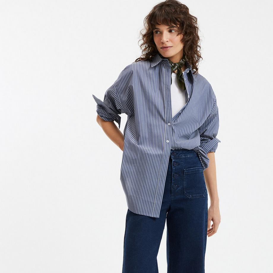 La Redoute Collections Signature Apolline Camicia Larga a Righe  