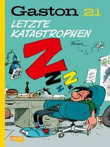 Gaston Neuedition 21: Letzte Katastrophen Franquin, André; Le Comte, Marcel (Übersetzung) Copertina rigida 