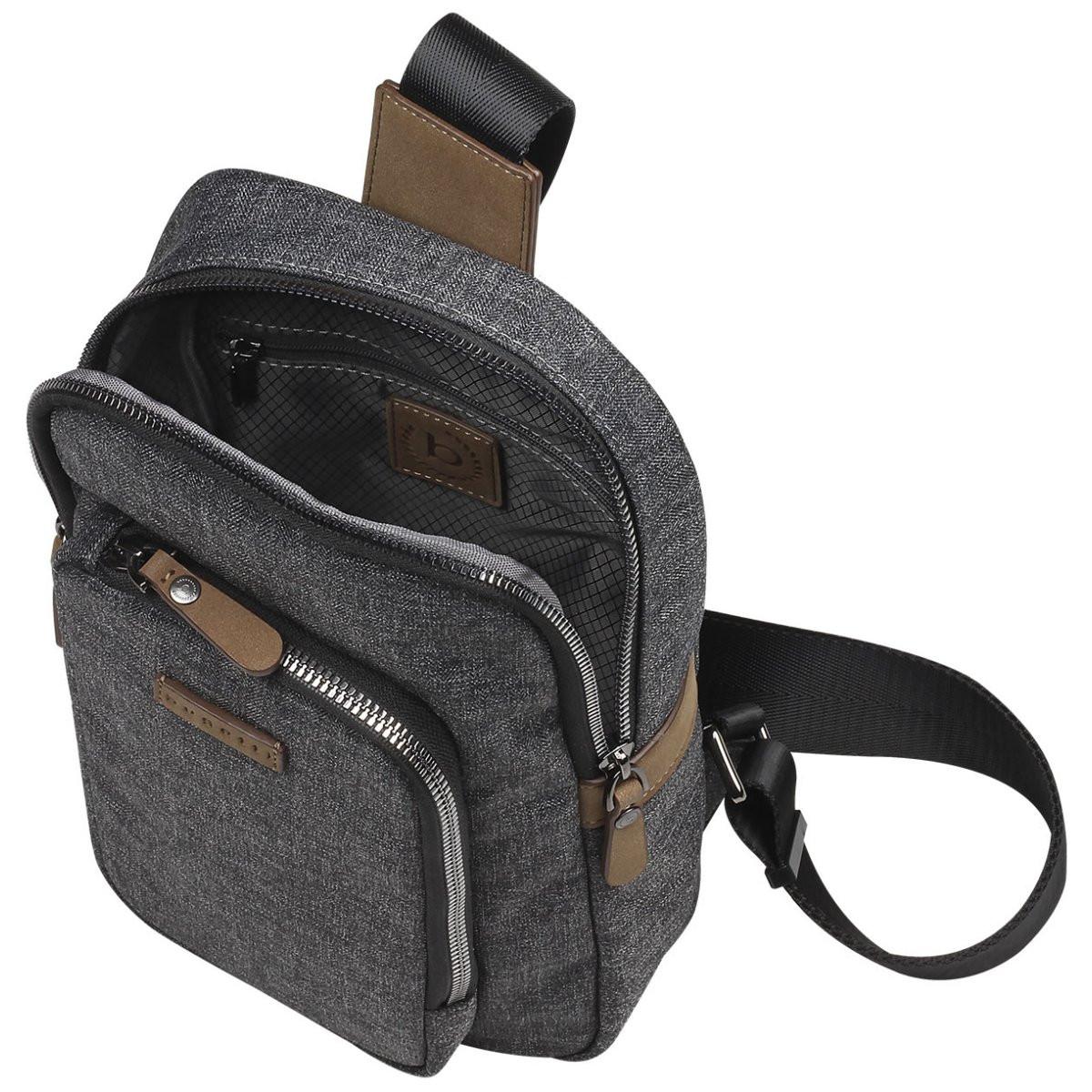 BUGATTI Luce Borsa a tracolla Grigio  