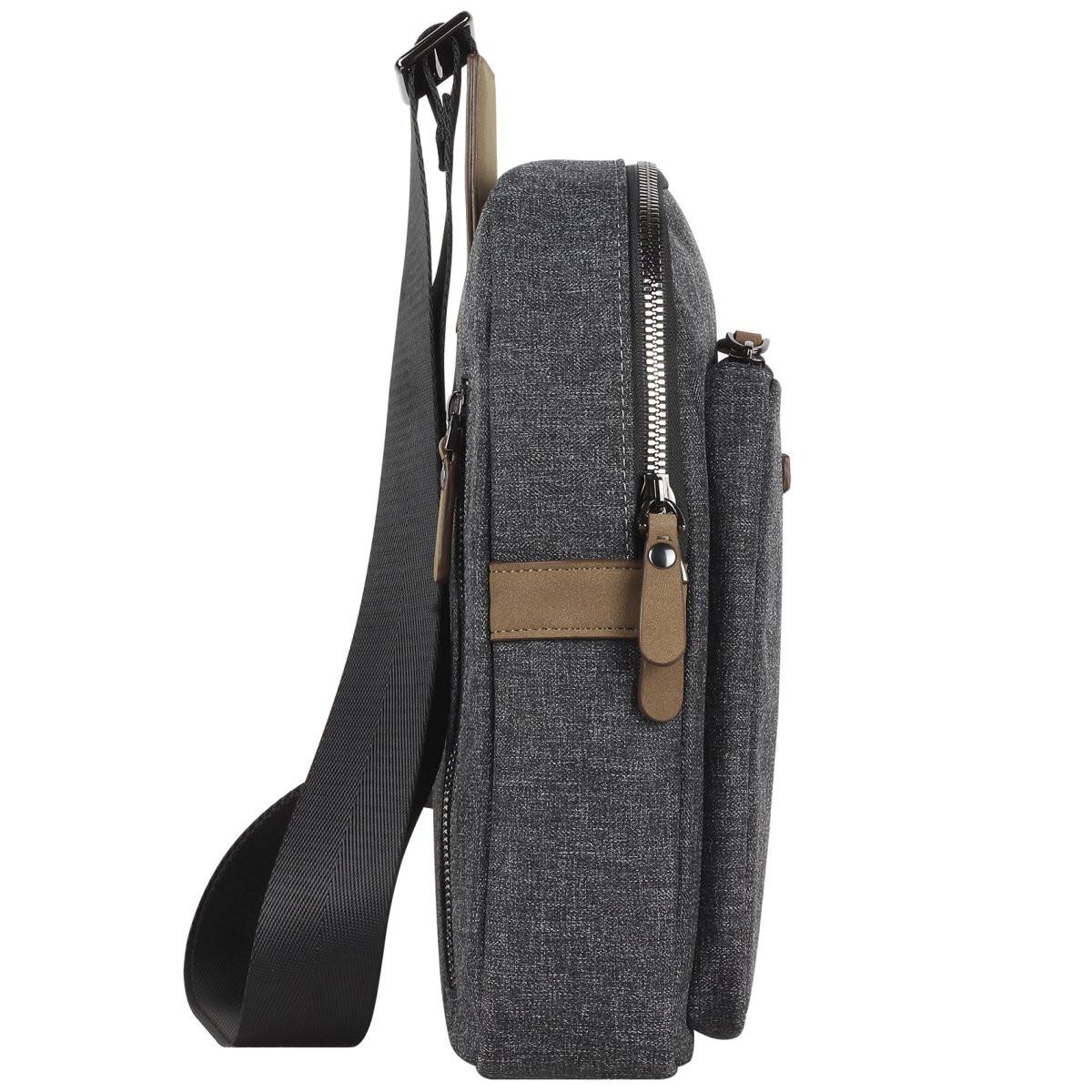 BUGATTI Luce Borsa a tracolla Grigio  