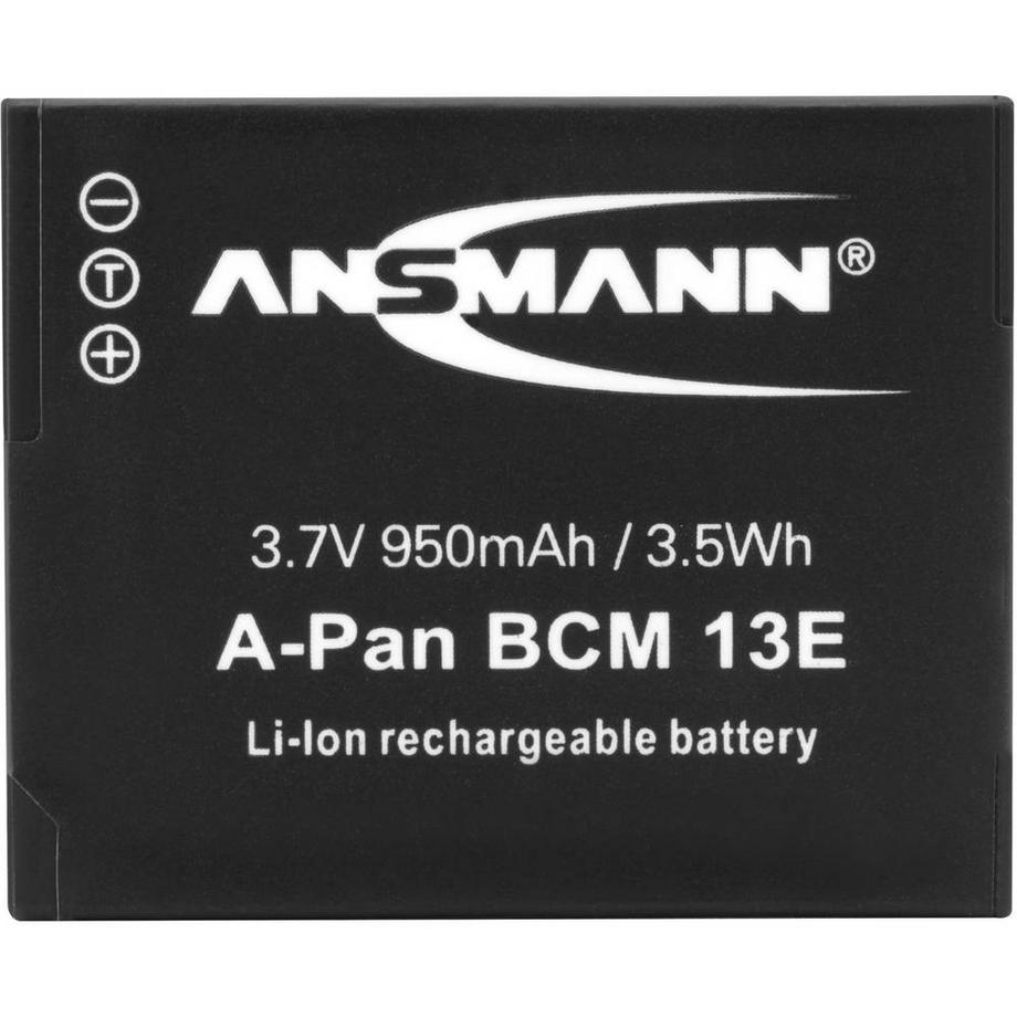 ANSMANN  A-Pan DMW-BCM 13E Batteria ricaricabile fotocamera sostituisce la batteria originale (camera) DMW-BCM13E 3.7 V 9 