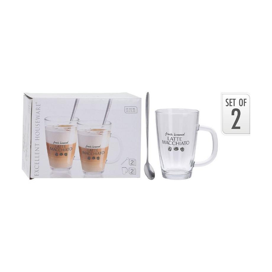 FS-STAR  2 Latte Macchiato Tassen 4 teilig 