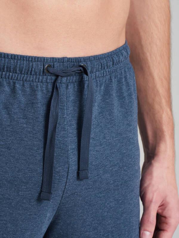 Schiesser Pyjama Kurzarm Gestreiftes Oberteil und Shorts Set  