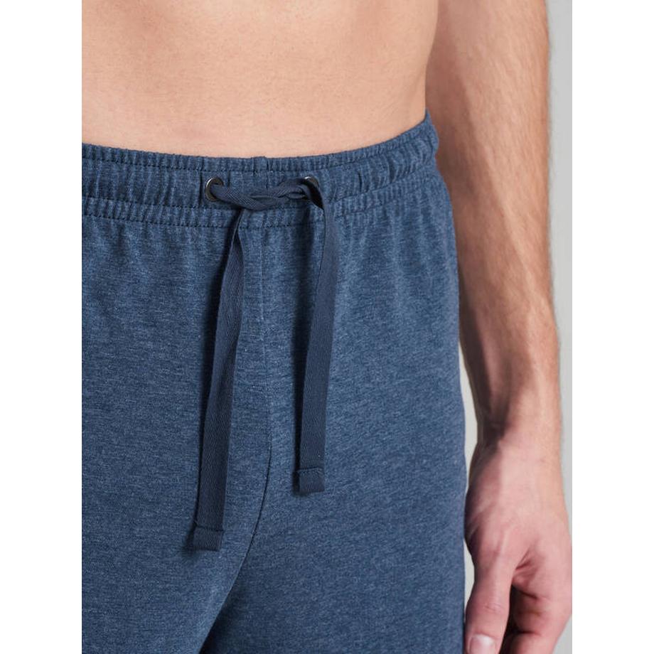 Schiesser Pyjama Kurzarm Gestreiftes Oberteil und Shorts Set  