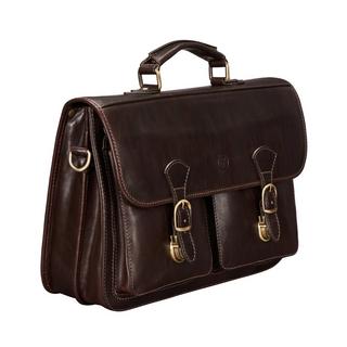 Maxwell Scott  Loreto -  Leder Satchel Laptoptasche 