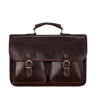 Maxwell Scott  Loreto -  Leder Satchel Laptoptasche 