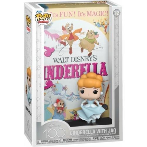 Funko  Funko POP! Cover Disney 100Th : Cenerentola w/Jaq (12) 