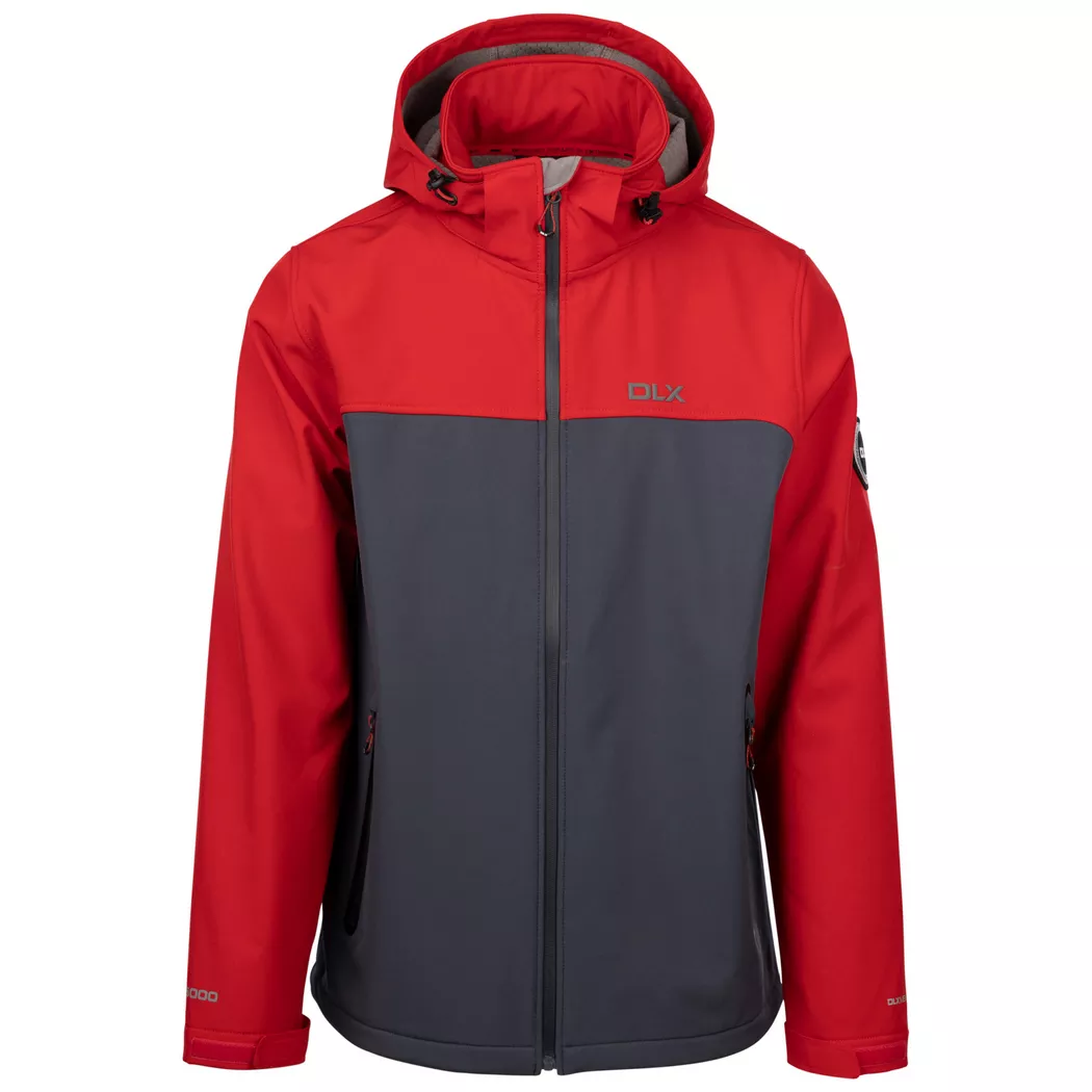 Trespass - Moyler Softshelljacke, für Herren, Rot Bunt, Größe L