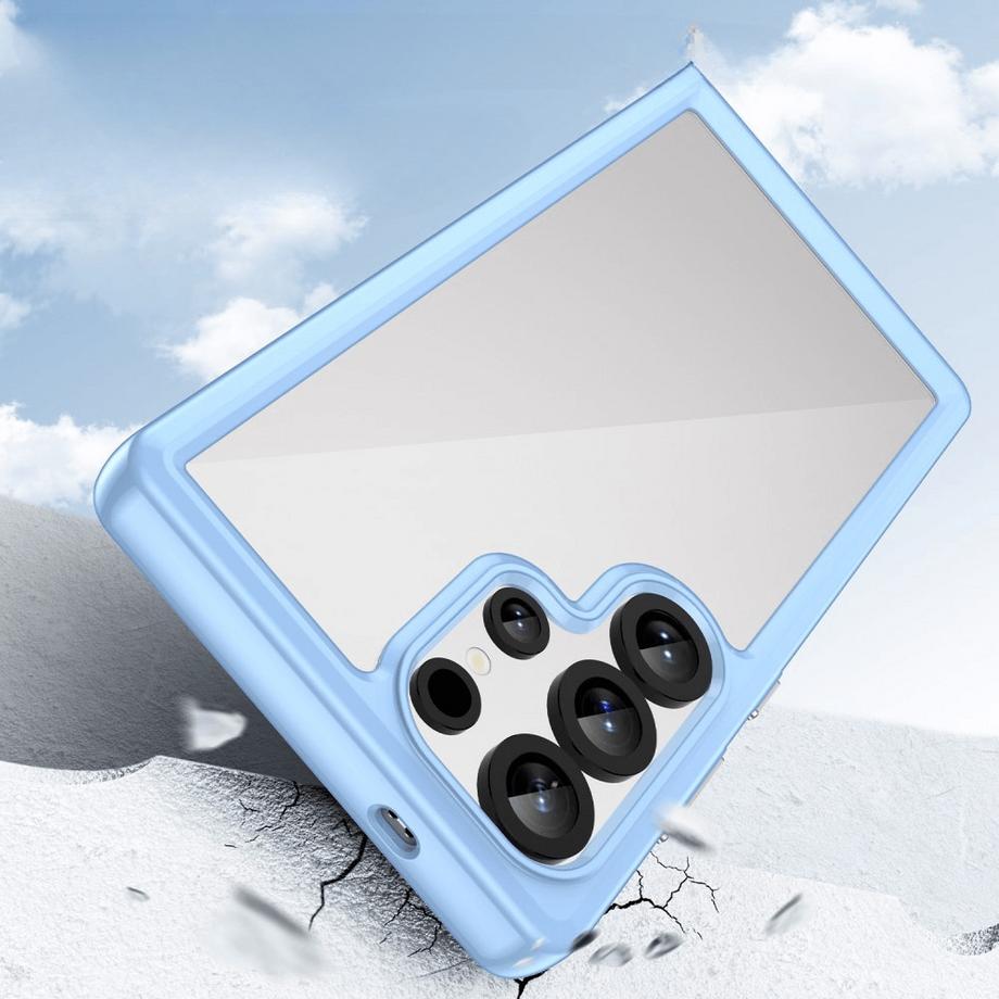 Cover-Discount  Galaxy S25 Ultra - Coque acrylique protective avec bords surélevé 