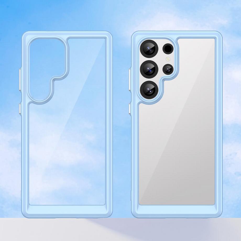 Cover-Discount  Galaxy S25 Ultra - Coque acrylique protective avec bords surélevé 