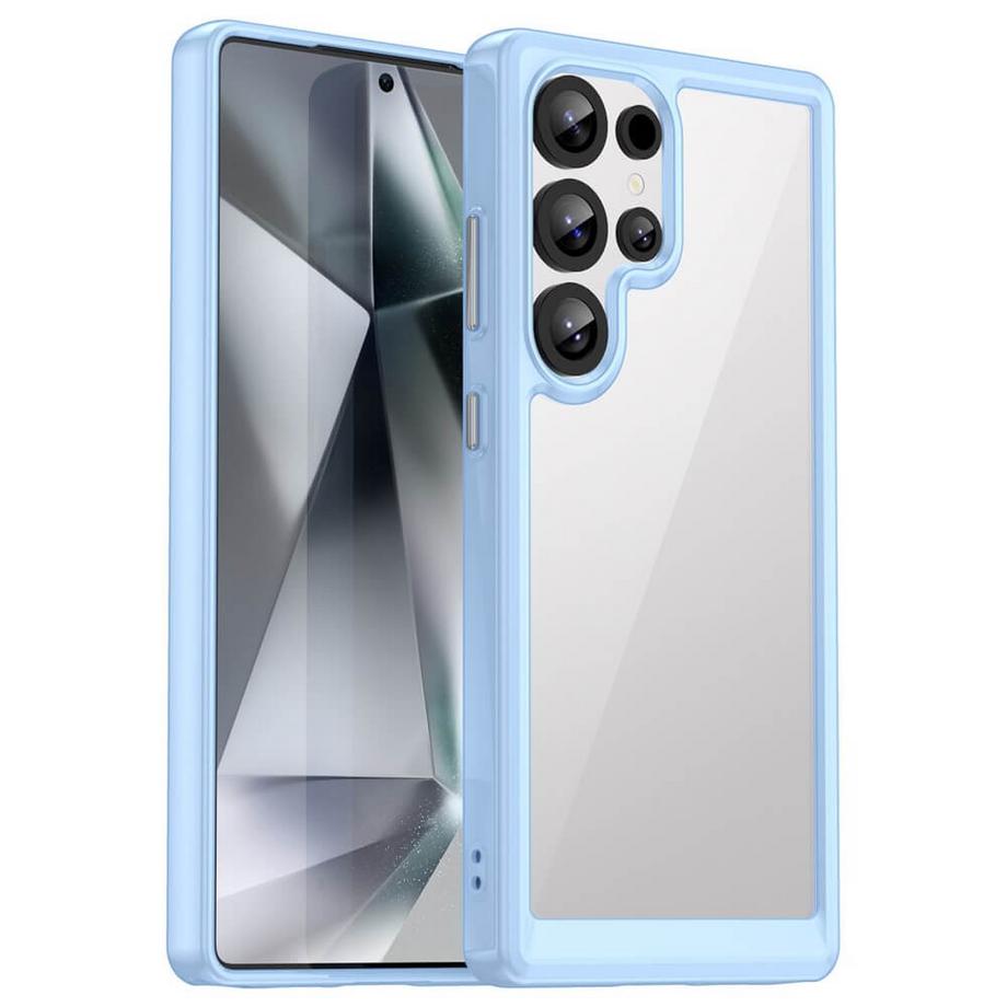 Cover-Discount  Galaxy S25 Ultra - Coque acrylique protective avec bords surélevé 