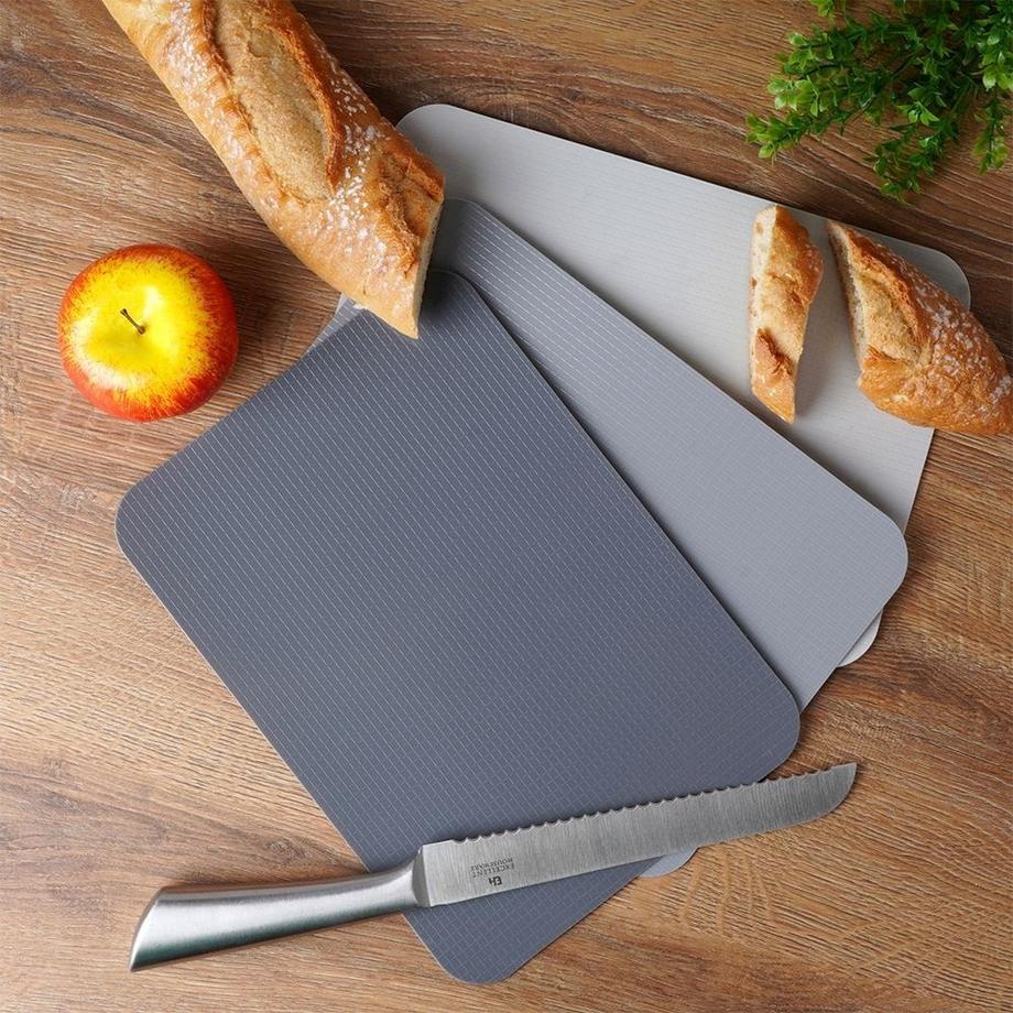 ALPINA Planches à découper flexibles : faciles à plier et à transférer les ingrédients  