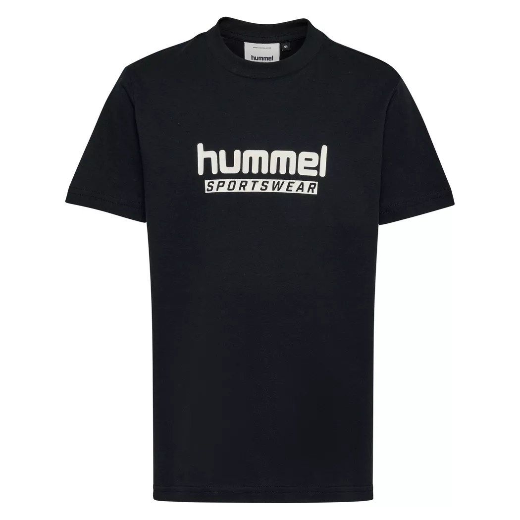 Hummel - t-shirt base, 7-8A, Schwarz
