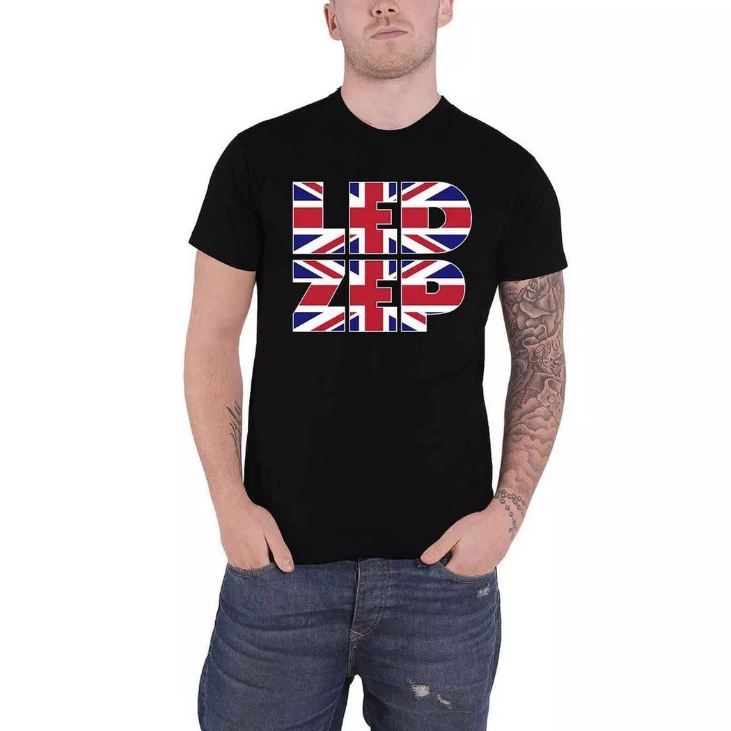 Led Zeppelin - Type TShirt, für Damen, Schwarz, Größe S