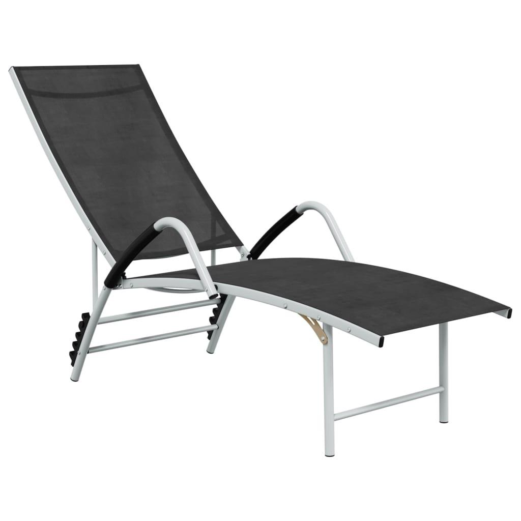 VidaXL Chaise longue aluminium  