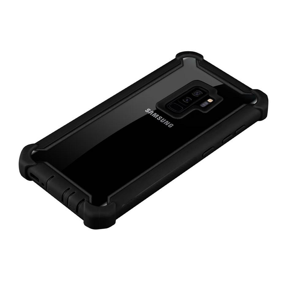 Cadorabo  Hülle für Samsung Galaxy S9 PLUS 2-in-1 TPU Silikon-Rand Glas-Rücken 