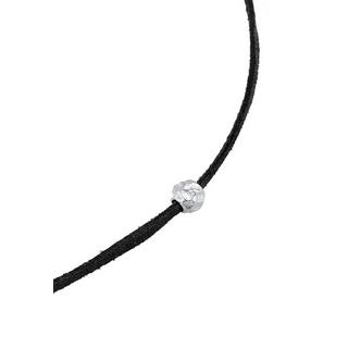 Elli  Halskette Choker Velour Leder Bead 