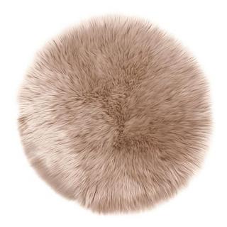 Alopini Peau de mouton imitation peau d'agneau, rond en fourrure, tapis en fourrure rond, tapis en fausse fourrure | coussin de siège en fourrure coussin de chaise rond, fourrure pour chaises, coussin de chaise en fausse fourrure  