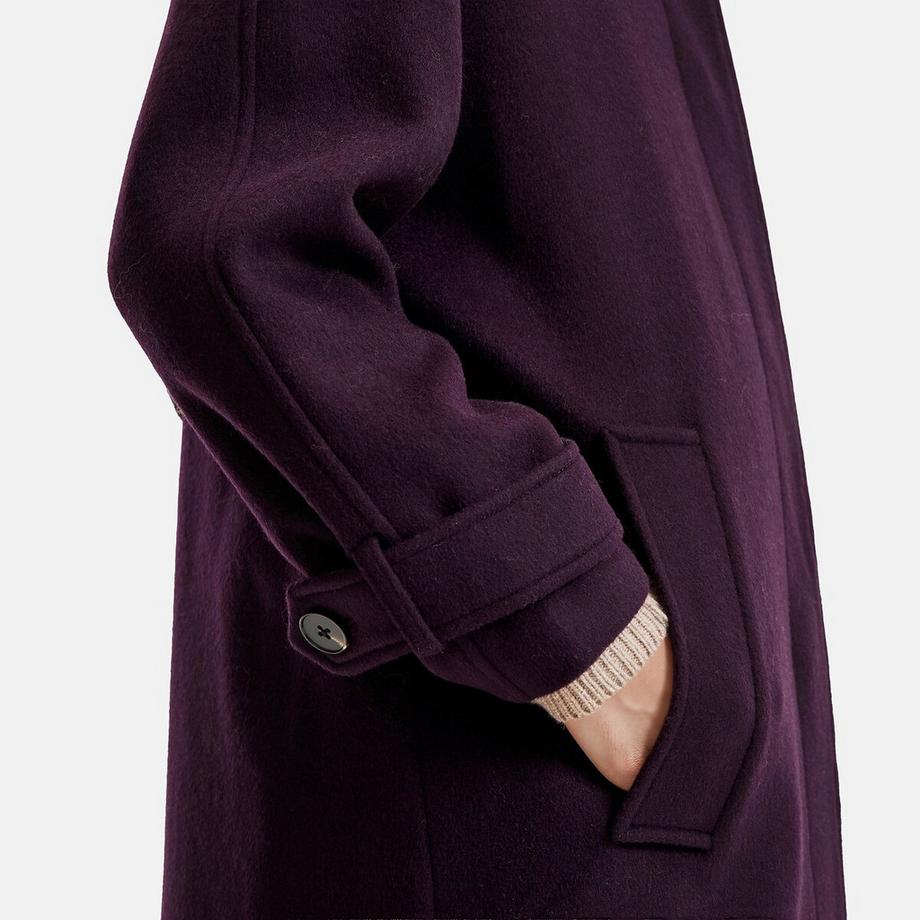 La Redoute Collections  Manteau drap de laine mélangée 