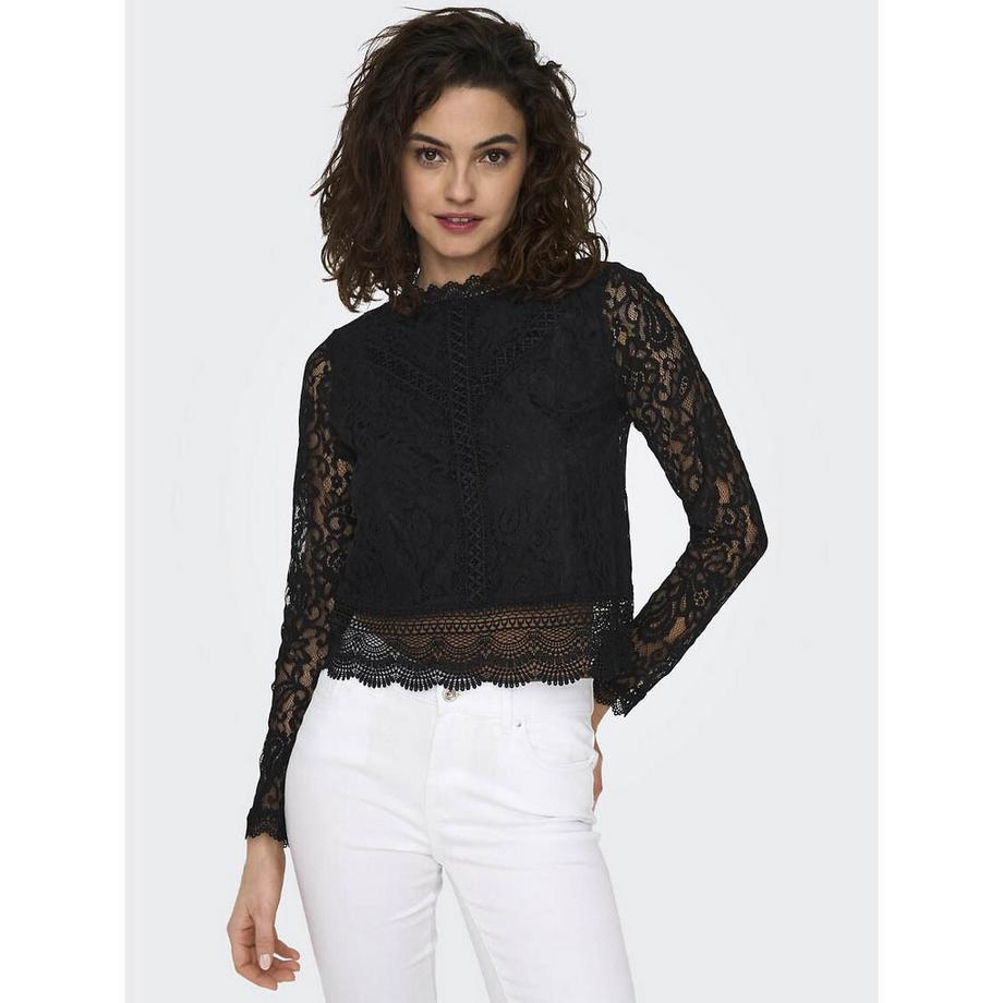 ONLY Blouse courte en dentelle  