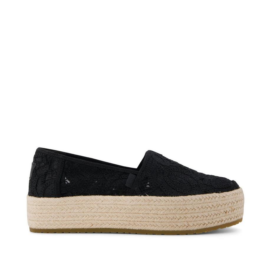 Espadrillas in crochet con piattaforma valencia