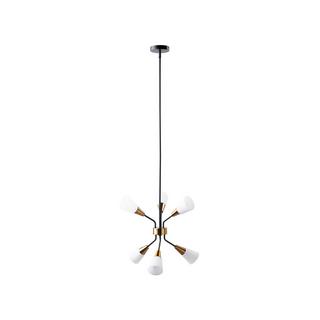 Beliani Lampe suspension en Verre Glamour AROYO  