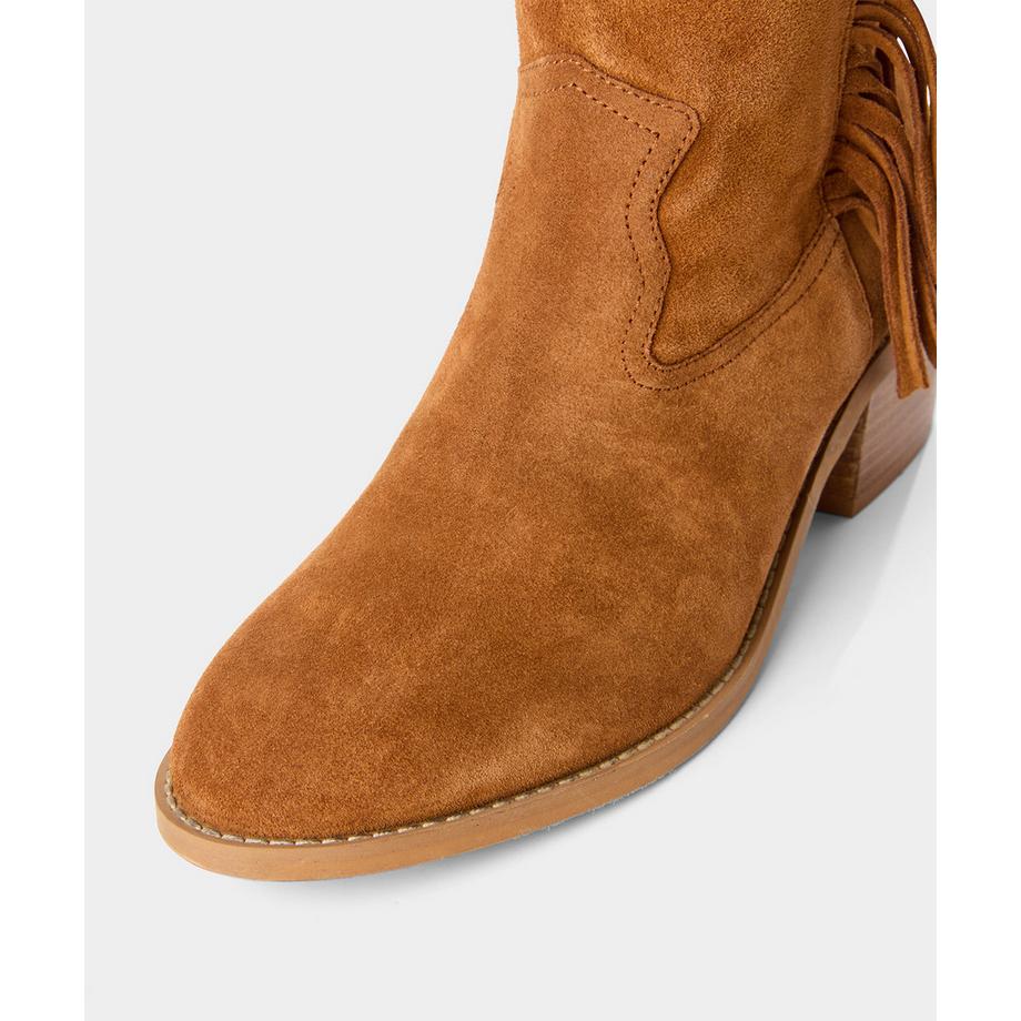 Joe Browns Western Veloursleder Stiefel mit Fransen  