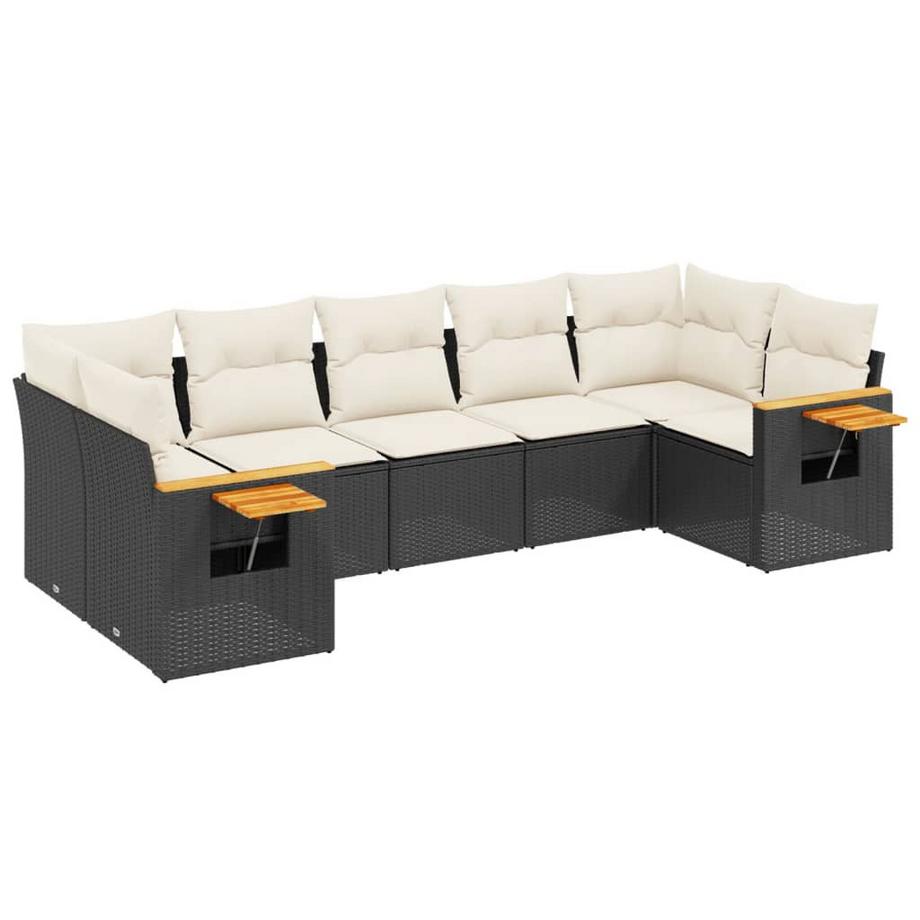 set divano da giardino Polirattan