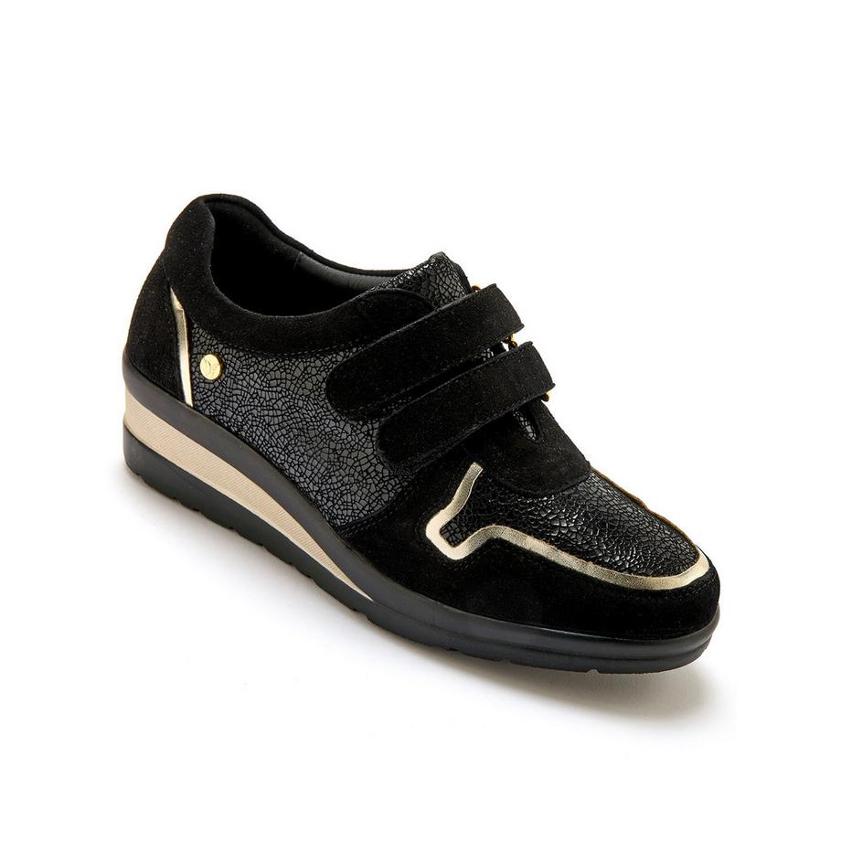 Pédiconfort  damen-sneaker mit klettverschluss und luftsohle 