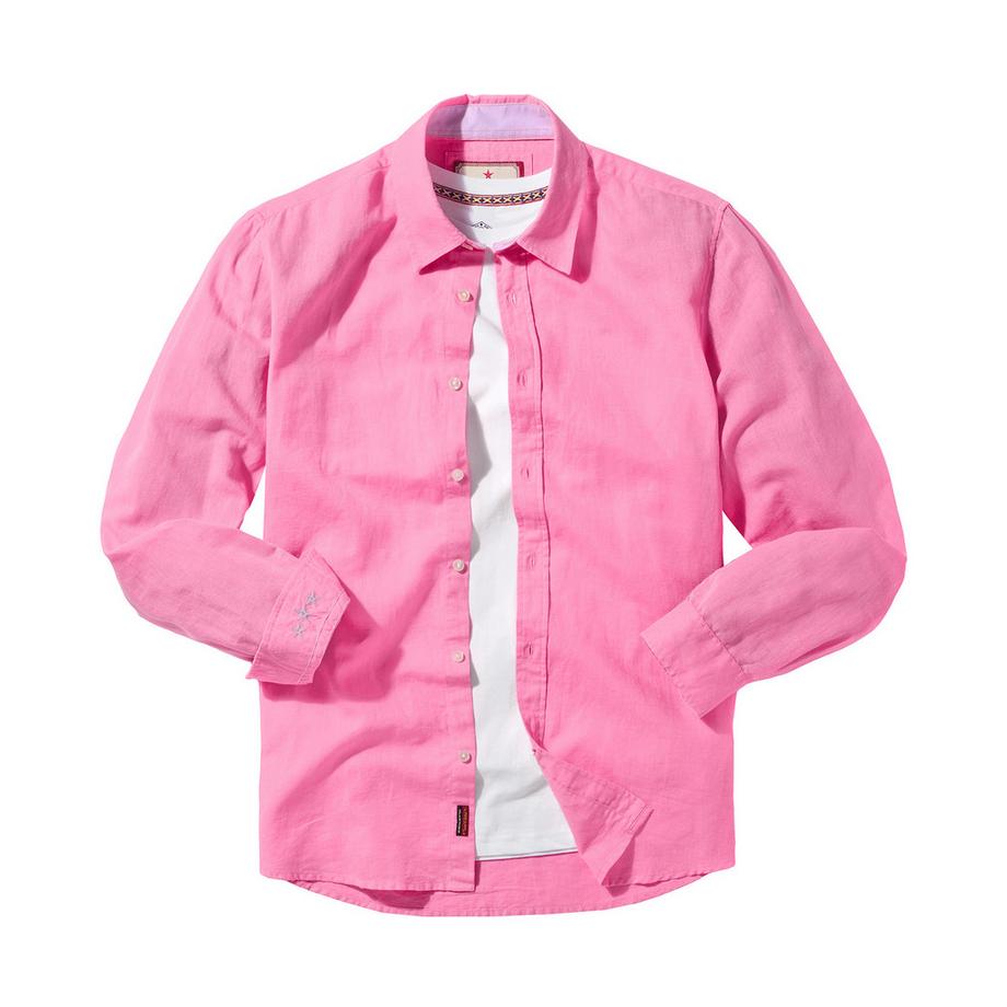 Joe Browns Chemise Lin Mélangé Manches Longues  