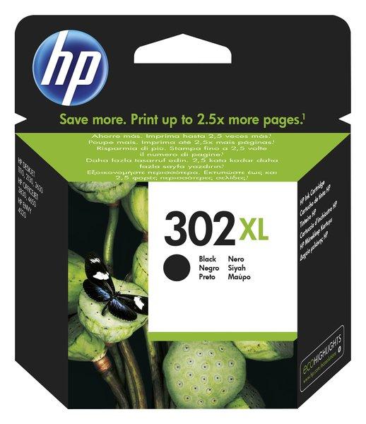   HP Original 302XL Schwarz Druckerpatrone mit hoher Reichweite 