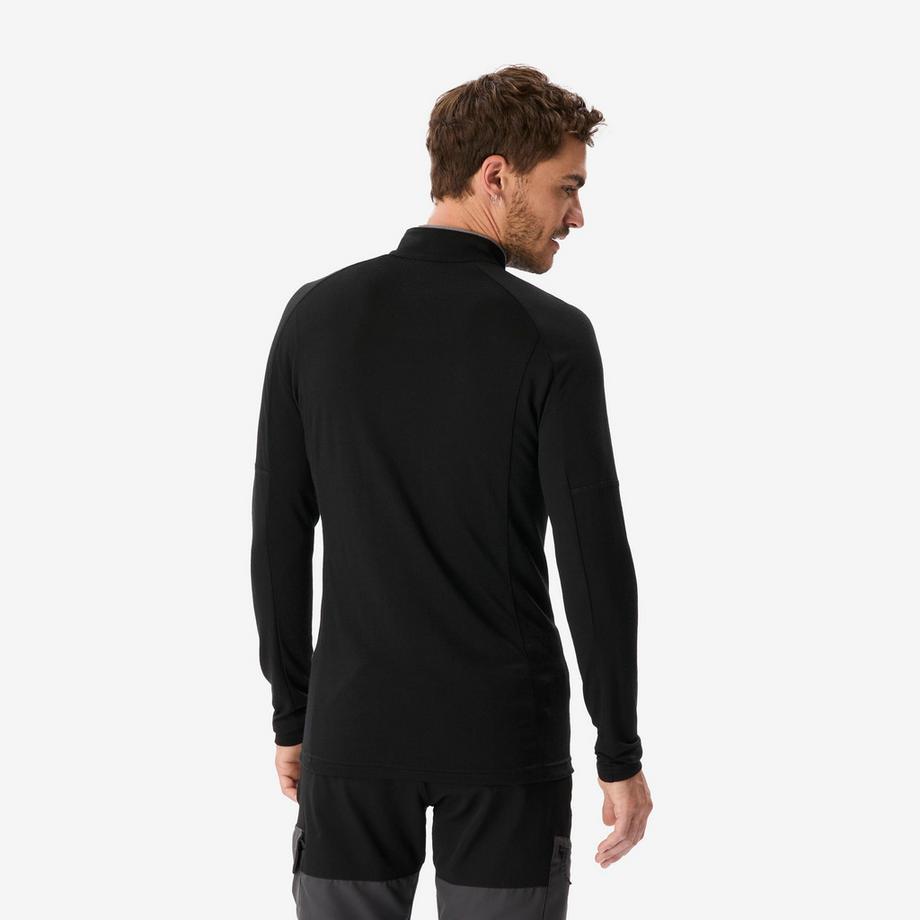 FORCLAZ  Haut à manches longues avec col zippé MT 500 Merino 