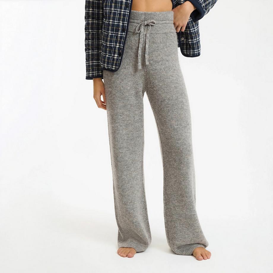 La Redoute Collections Pantalon de Pyjama en Maille Côtelée  