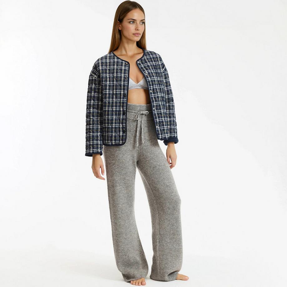 La Redoute Collections Pantalon de Pyjama en Maille Côtelée  