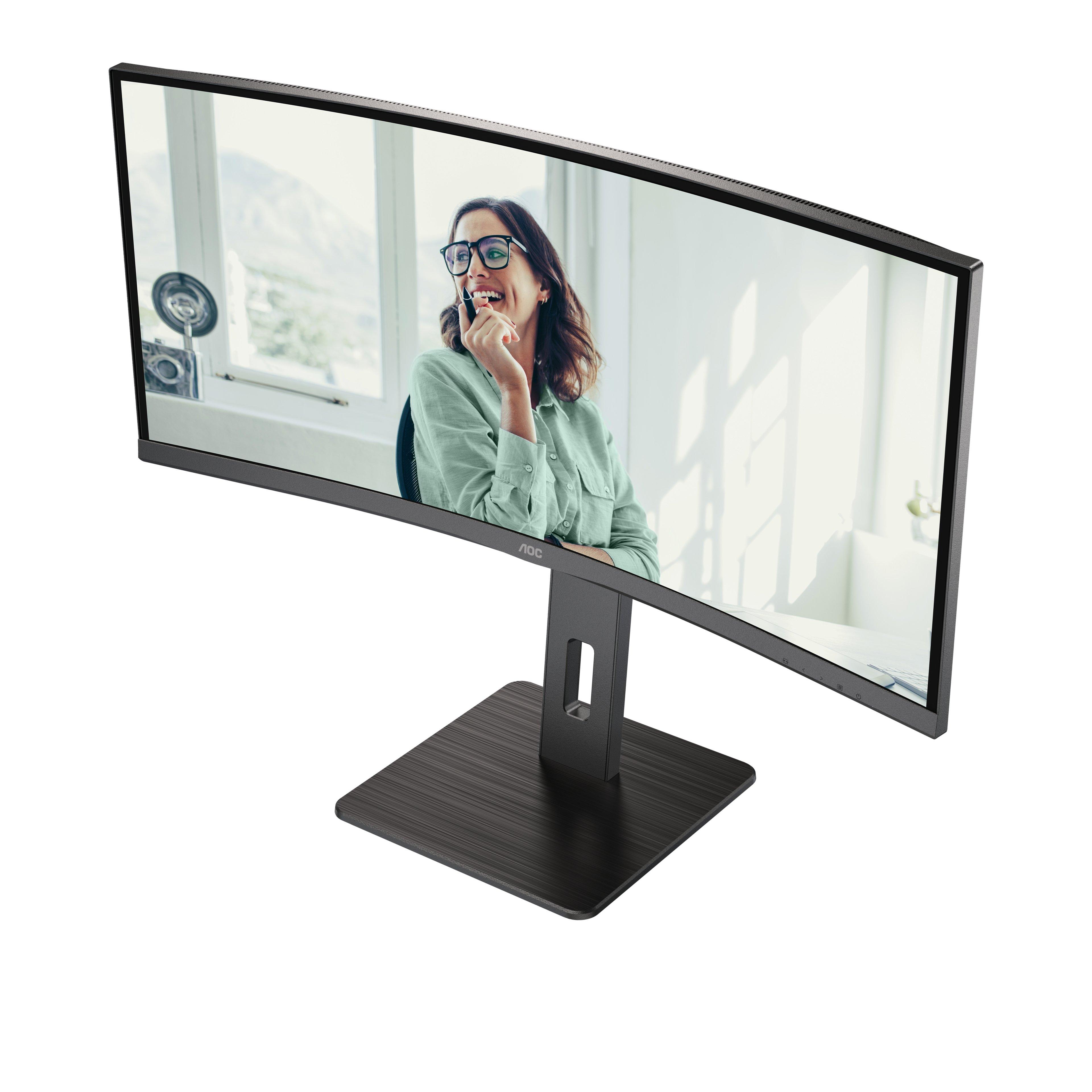 AOC  CU34P3CV écran plat de PC 86,4 cm (34") 3440 x 1440 pixels UltraWide Quad HD LED Noir 