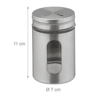 B2X Set di 6 barattoli per spezie extra large  