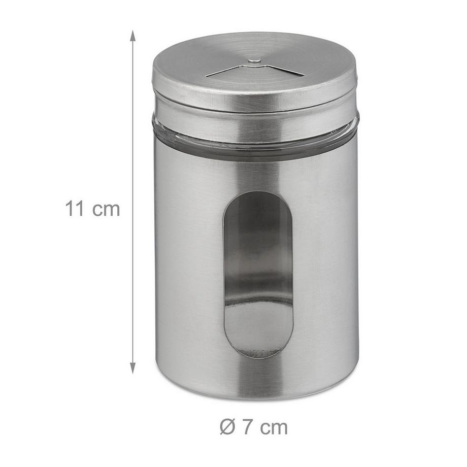 B2X Extra große Gewürzgläser 6er Set  