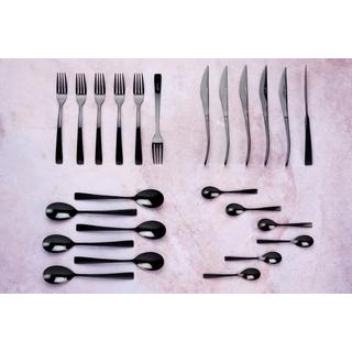 BJÖRN Set posate 24 pezzi OGLU - Nero  