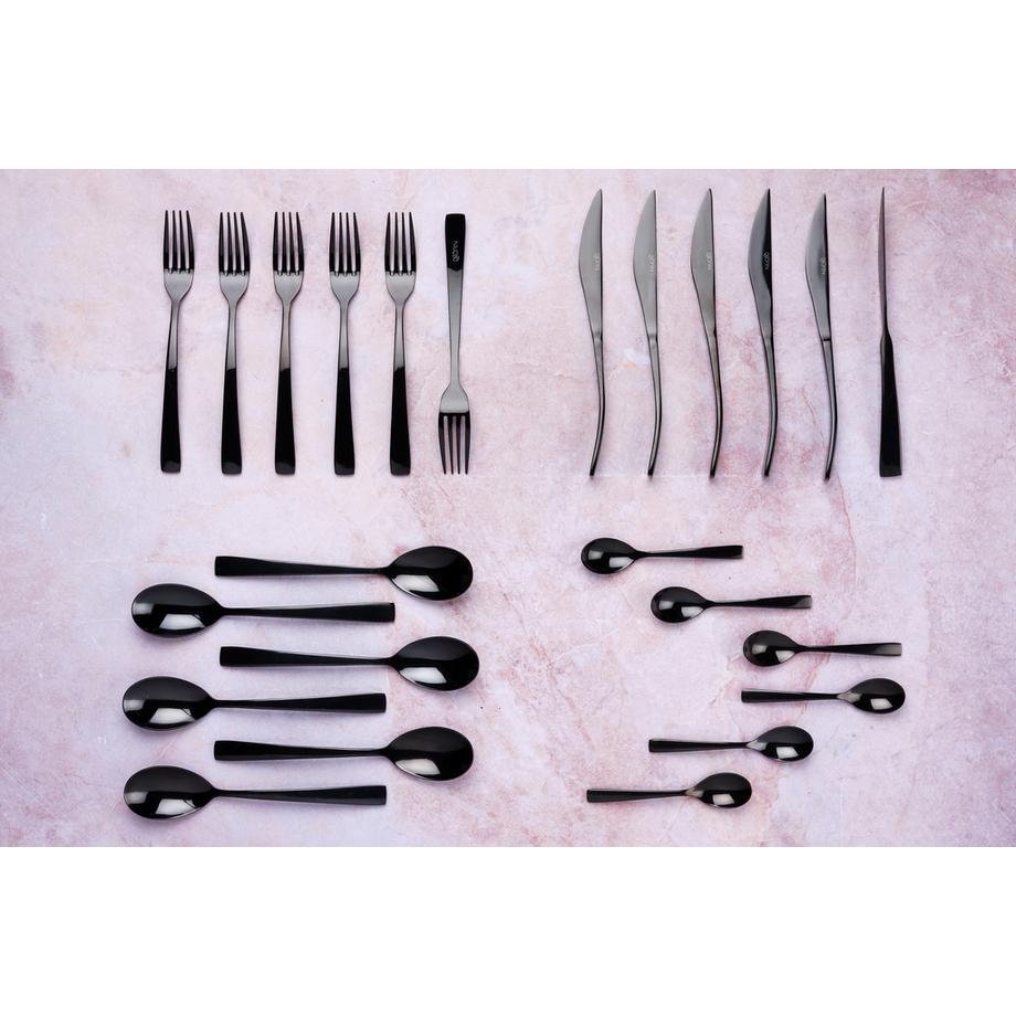 BJÖRN Besteck-Set  24 Teile OGLU - Schwarz  