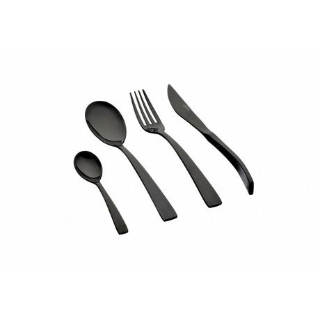 BJÖRN Set posate 24 pezzi OGLU - Nero  