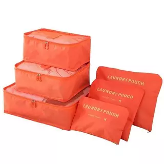 eStore Organisationssatz für Reisetaschen  Orange