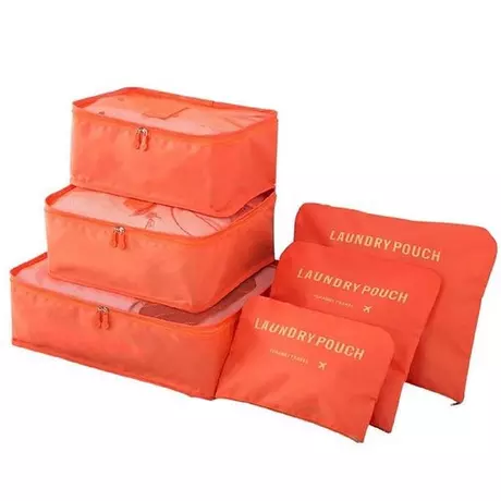 eStore Organisationssatz für Reisetaschen  Orange
